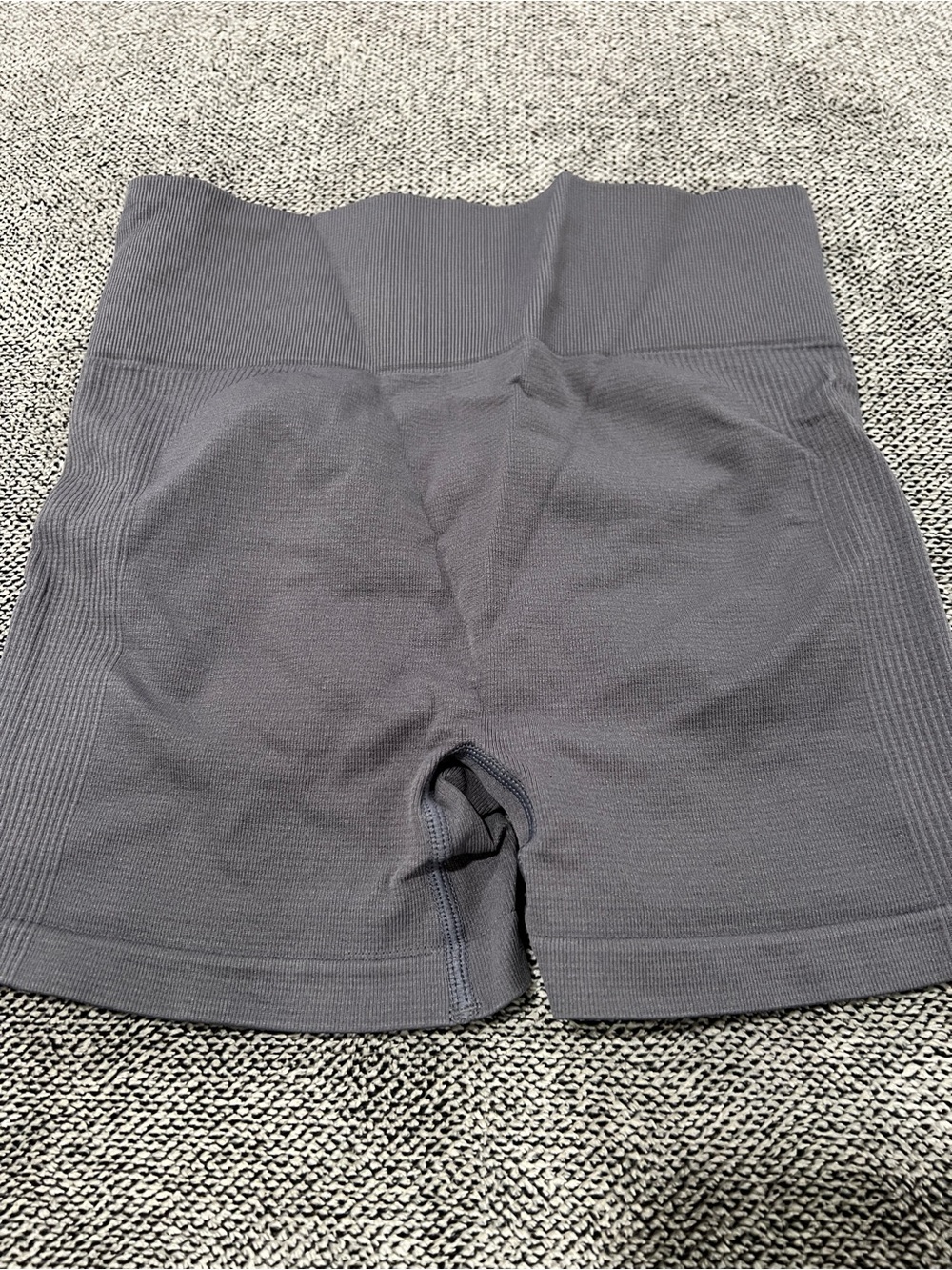 Women’s High Waist Yoga Shorts Butt Lift Scrunch - Grey